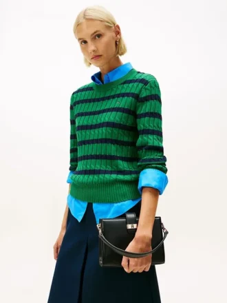 Monogram Clasp Mini Satchel Bag