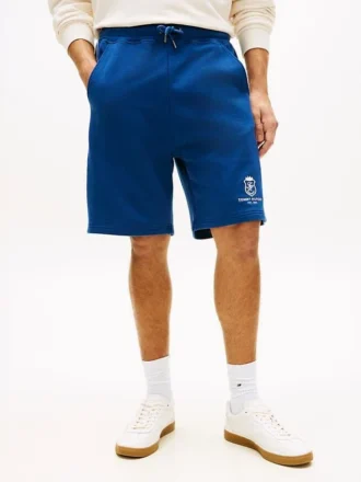 Monogram Crest Terry-sweatshorts