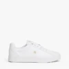 Monogram Heel Leather Court Sneaker