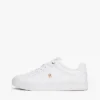 Monogram Heel Leather Court Sneaker