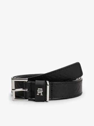 Monogram-lærbelte
