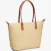 Monogram Logo Raffia Tote Bag