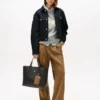Monogram Logo Satchel Bag