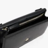 Monogram-lås Pebbled Flap Clutch