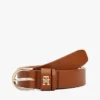 Monogram Slim Leather Belt