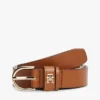 Monogram Slim Leather Belt