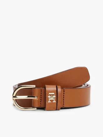 Monogram Slim Leather Belt