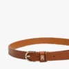 Monogram Slim Leather Belt