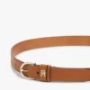 Monogram Slim Leather Belt
