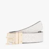 Monogram-spenne, vendbart skinnbelte