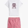 Monogram-T-skjorte og shortsett til babyer