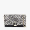 Monogramlås Jacquard-kjede Crossbody