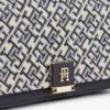 Monogramlås Jacquard-kjede Crossbody