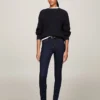 Mørkvasket skinny-Jeans med middels høy midje