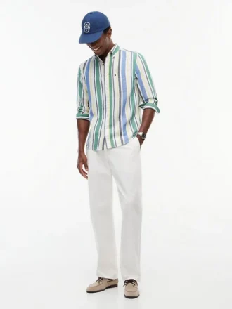New York Label Garment-Dyed Flex Chino