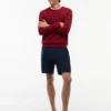 New York Label plissert ullchino-Shorts