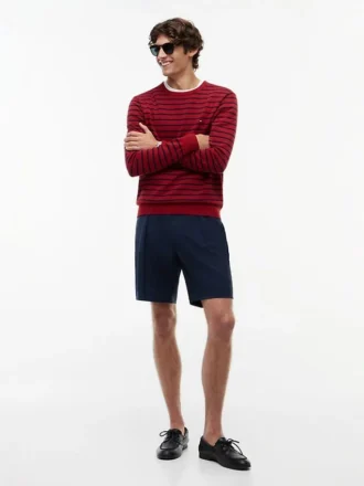New York Label plissert ullchino-Shorts