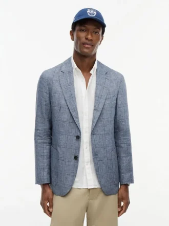 New York Label Regular Fit Linen Blazer
