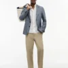 New York Label Regular Fit Linen Blazer
