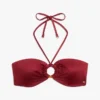 O-ring halterneck bandeau-bikinitopp