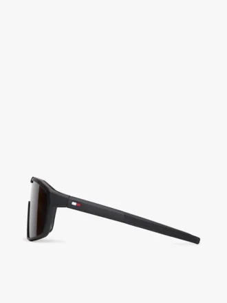 Oversized solbriller med maskeformet ramme