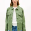 Oversized Twill Utility Shirt Jacket