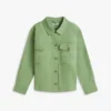 Oversized Twill Utility Shirt Jacket