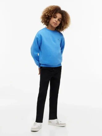 Paper-Touch Stretch Poplin-bukser for barn