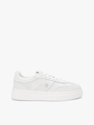 Platform Leather Court Sneaker