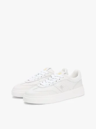 Platform Leather Court Sneaker