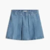 Plissert denimskjørt for barn
