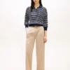 Plissert twill-chino