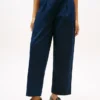 Plissert twill-chino