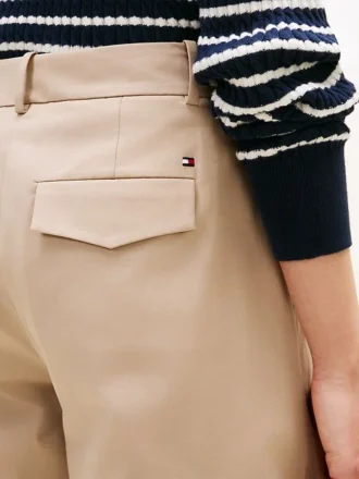 Plissert twill-chino