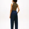 Plissert twill-chino