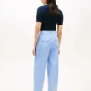 Plissert twill-chino