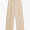 Plissert twill-chino