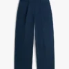 Plissert twill-chino