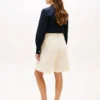 Plisserte poplin-Shorts