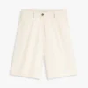 Plisserte poplin-Shorts