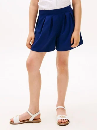 Plisserte shorts for barn