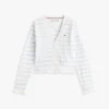 Pointelle-cardigan for barn