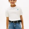 Pointelle-polo for barn