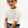 Pointelle-polo for barn