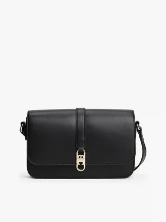 Polert monogram-veske med klaff