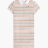 Polo-kjole med flere striper for barn
