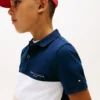 Polo med fargeblokker for barn