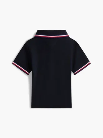 Polo-skjorte med kontrastkanter til babyer