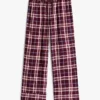 Pyjamasett med flanellskjorte og bukser