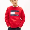 Raglan-genser med Tommy Flag-logo for barn